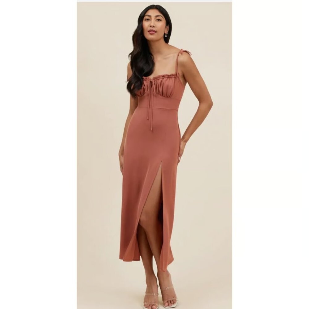 Park & Fifth Size XL Blanca Dress in Clay
